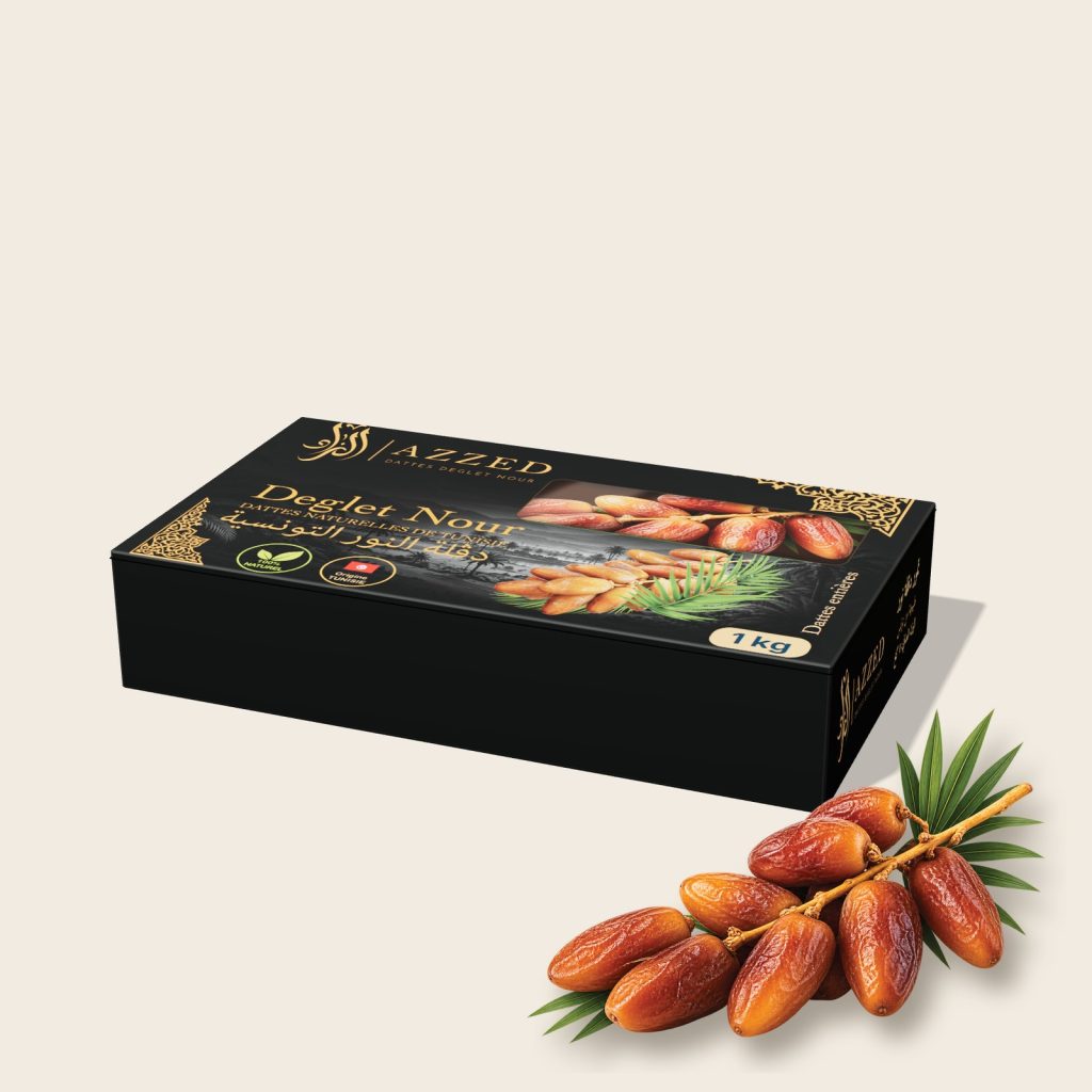 Azzed Deglet Nour dates box ready for Ramadan